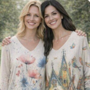Luxuriously Soft Printed Sweaters from Italy (E26)